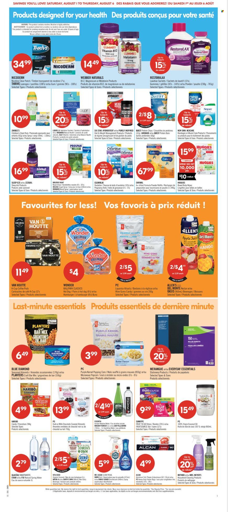 Circulaire Shoppers Drug Mart - 01 Août 2026 - 06 Août 2026. Page 14