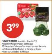 FARMER'S MARKET Avocados / Avocats (5's)