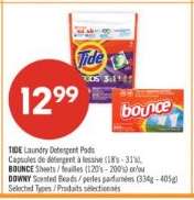 Tide laundry detergent pods