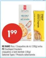 NO NAME Rice / PC Scalloped Crackers