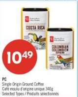 PC Single Origin Ground Coffee
