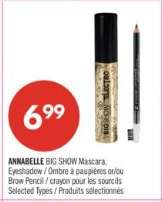 ANNABELLE BIG SHOW Mascara, Eyeshadow