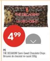 PC THE DECADENT Semi-Sweet Chocolate Chips