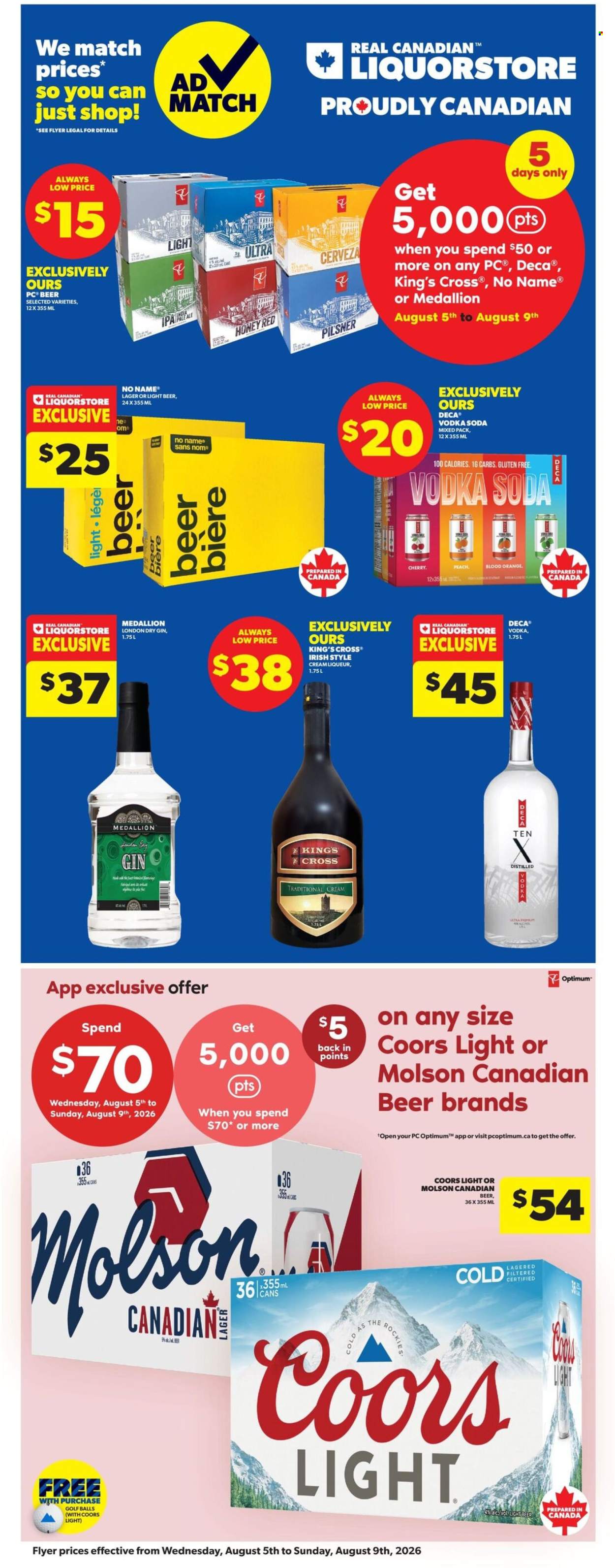 Circulaire Real Canadian Liquorstore - 05 Août 2026 - 09 Août 2026. Page 1