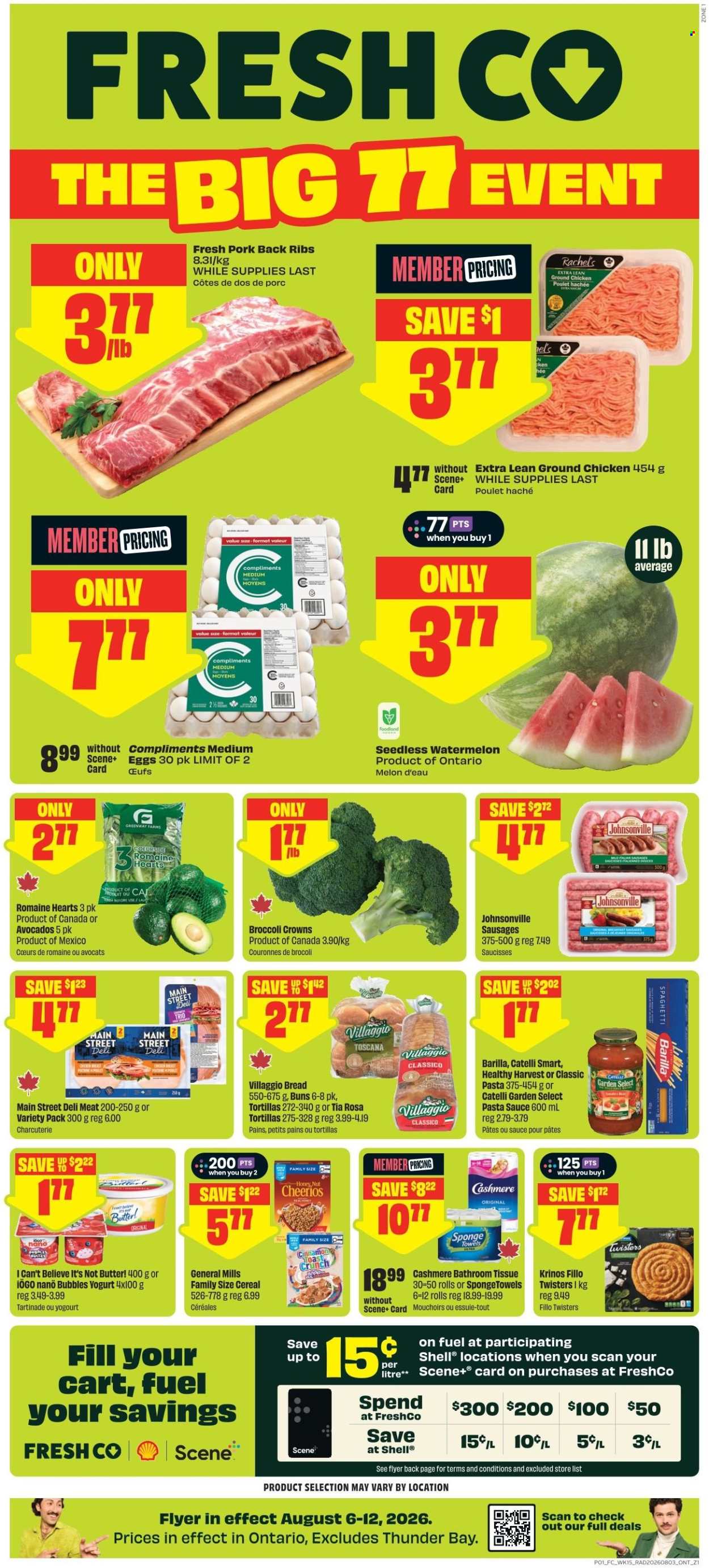 Circulaire FreshCo. - 06 Août 2026 - 12 Août 2026. Page 1