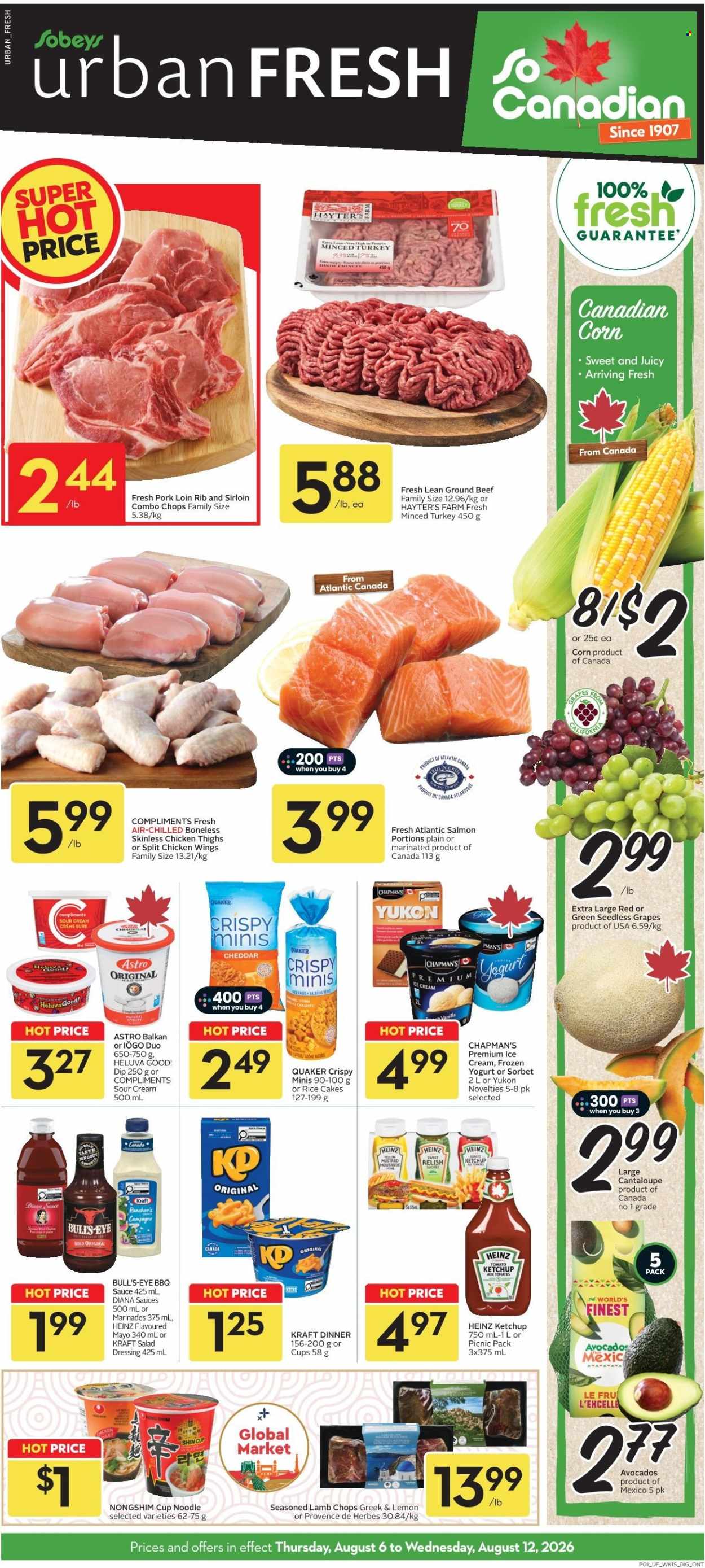 Circulaire Sobeys Urban Fresh - 06 Août 2026 - 12 Août 2026. Page 1