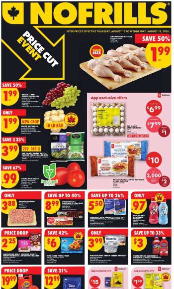 Circulaire No Frills - 13 Août 2026 - 19 Août 2026.