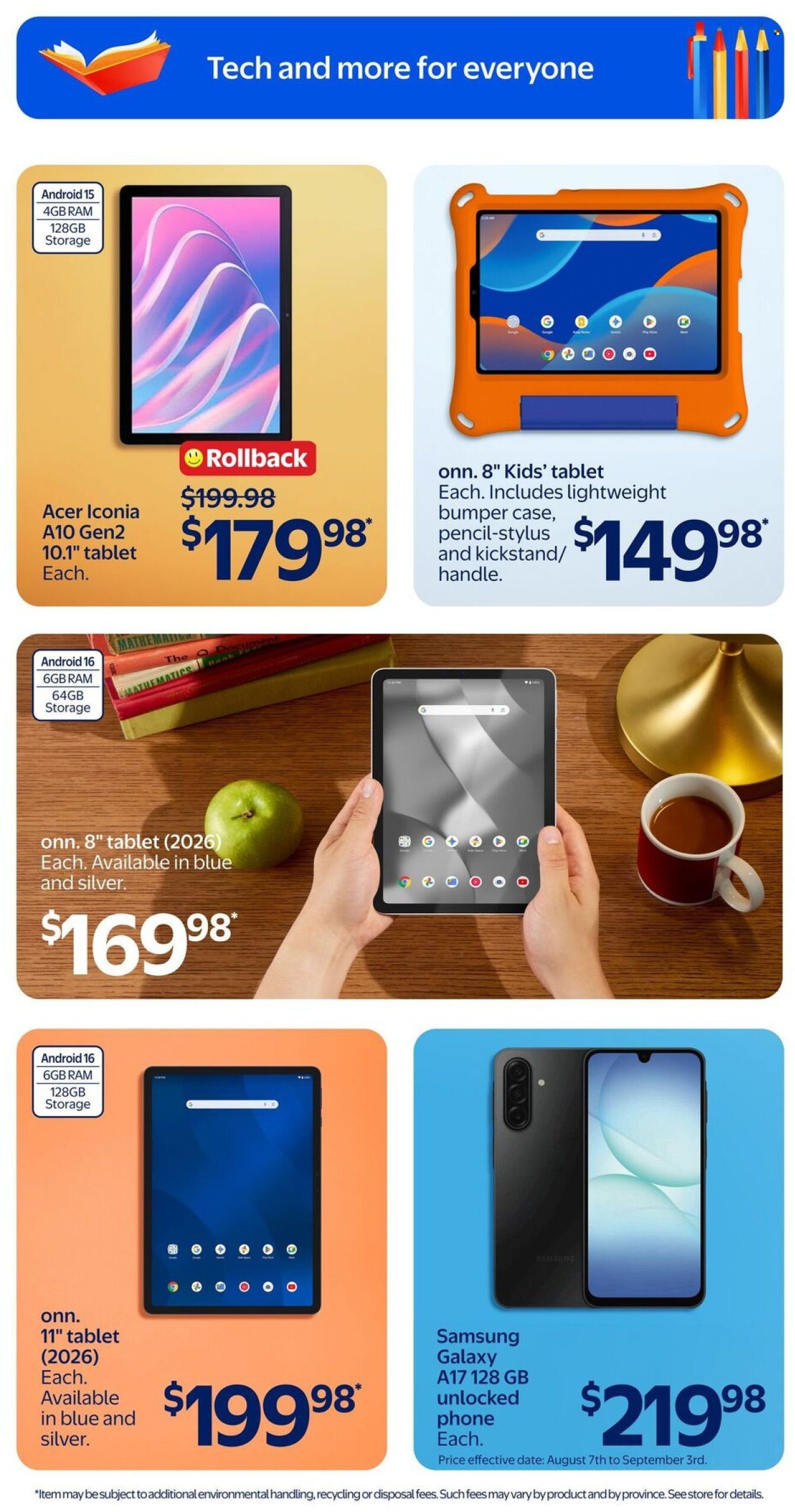 Circulaire Walmart - 13 Août 2026 - 19 Août 2026. Page 17