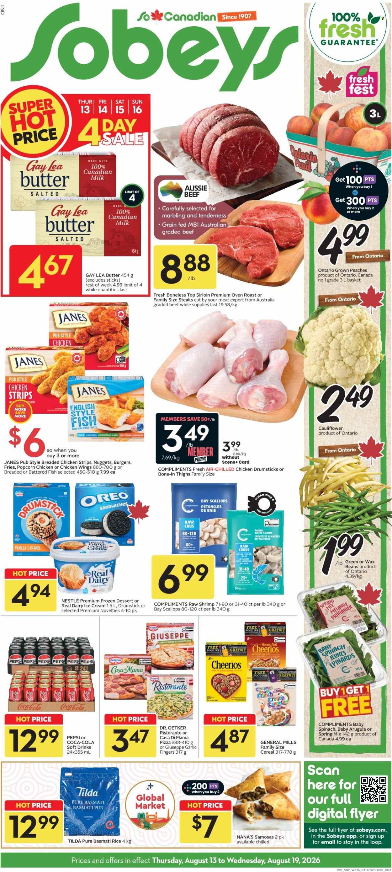Circulaire Sobeys - 13 Août 2026 - 19 Août 2026. Page 1