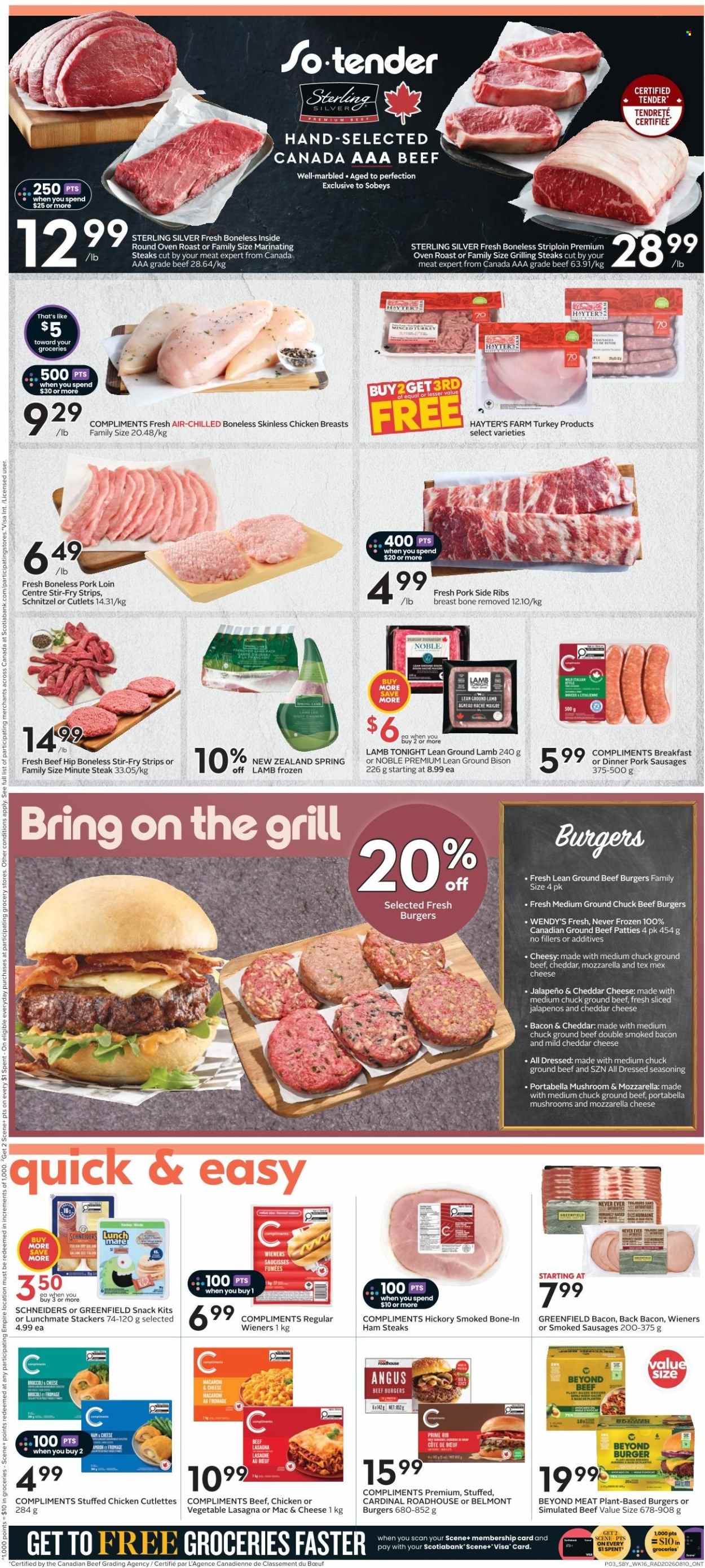 Circulaire Sobeys - 13 Août 2026 - 19 Août 2026. Page 5