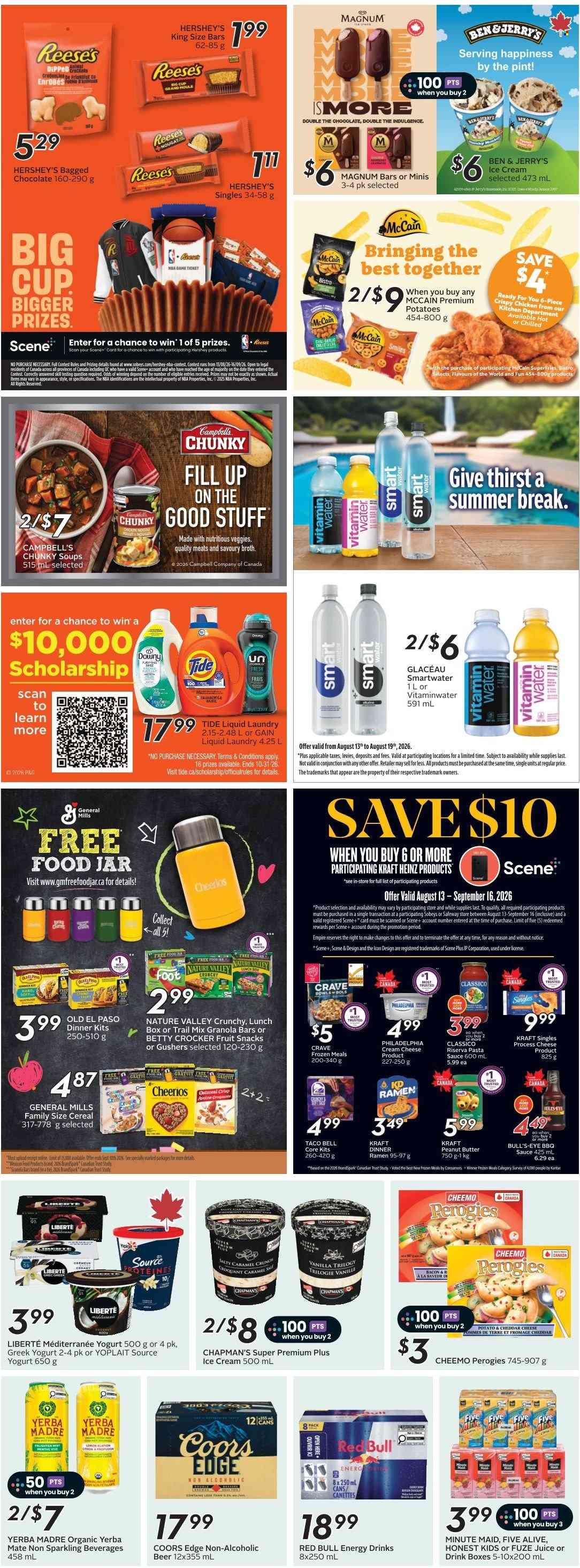 Circulaire Sobeys - 13 Août 2026 - 19 Août 2026. Page 19