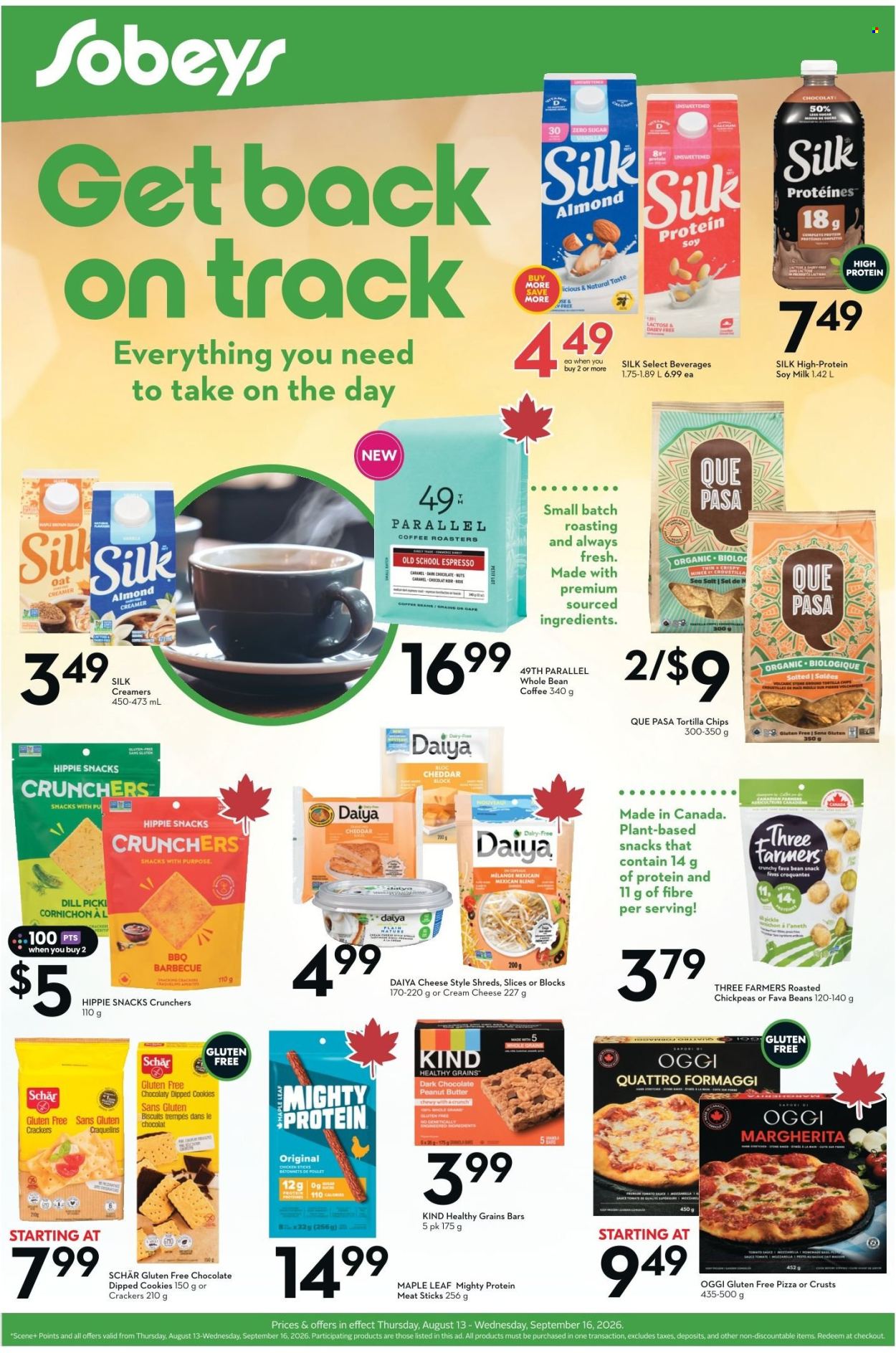 Circulaire Sobeys - 13 Août 2026 - 16 Septembre 2026. Page 1