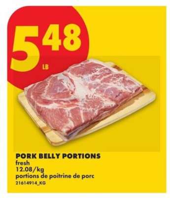 Pork Belly Portions