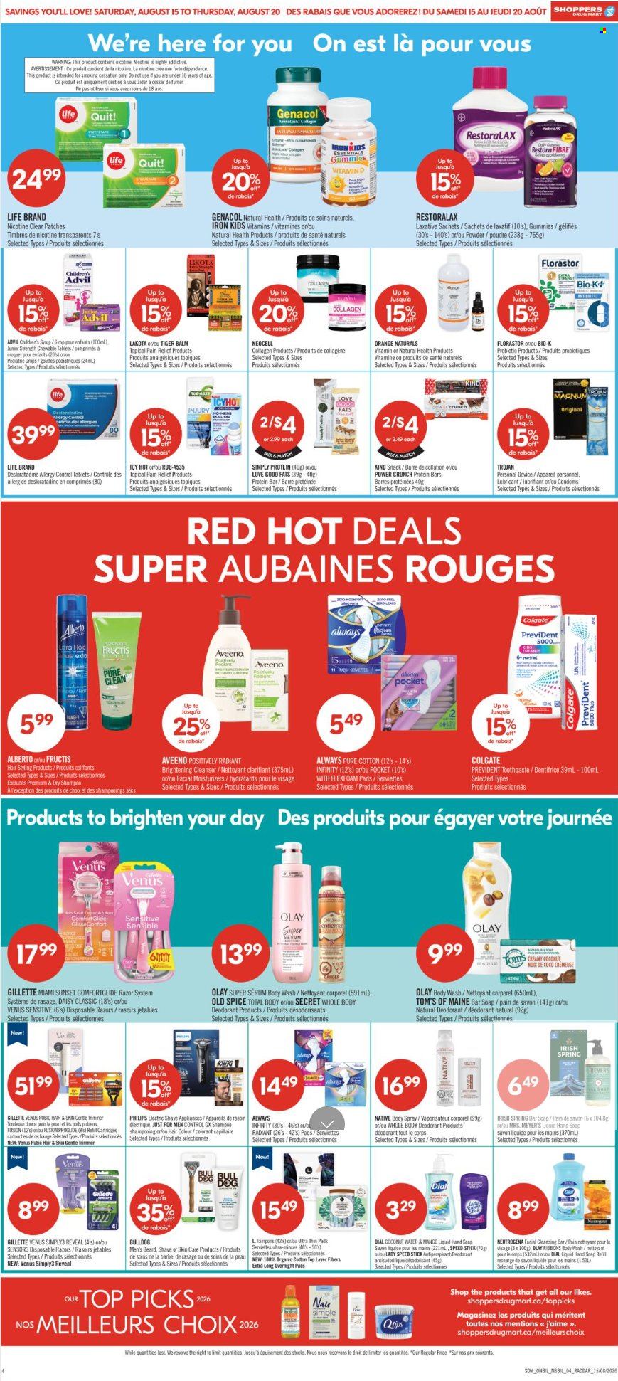 Circulaire Shoppers Drug Mart - 14 Août 2026 - 20 Août 2026. Page 8