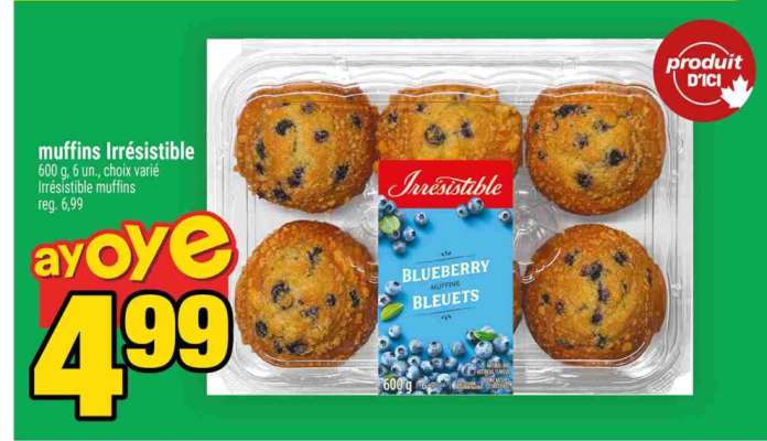 MUFFINS IRRÉSISTIBLE