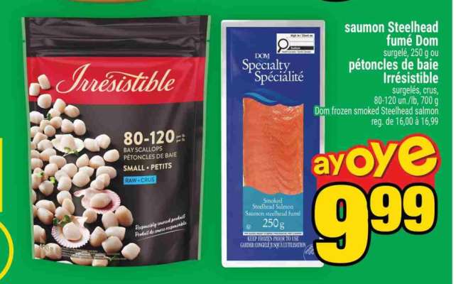 saumon steelhead fumé DOM