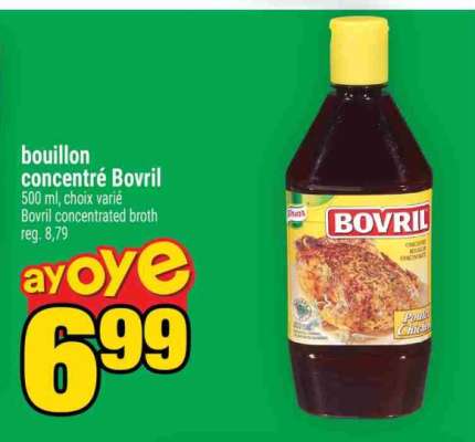 BOUILLON CONCENTRÉ BOVRIL