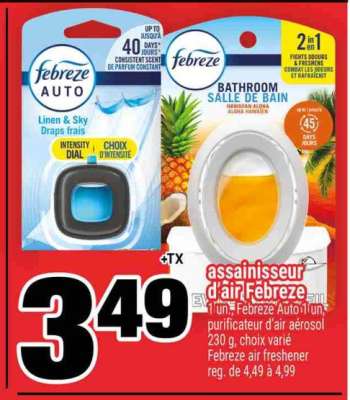 assainisseur d'air Febreze