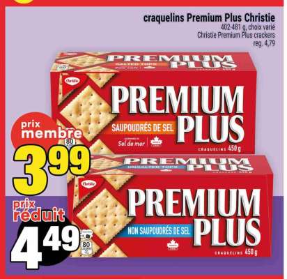 craquelins Premium Plus Christie
