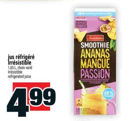Jus Réfrigéré Irrésistible