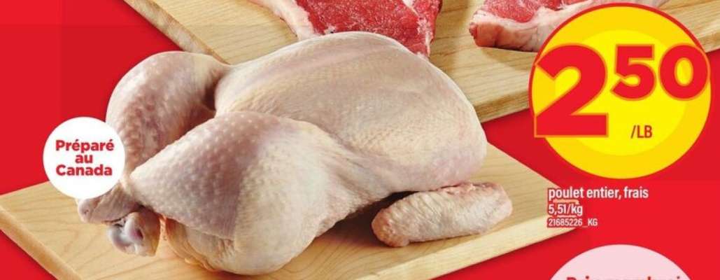 POULET ENTIER FRAIS