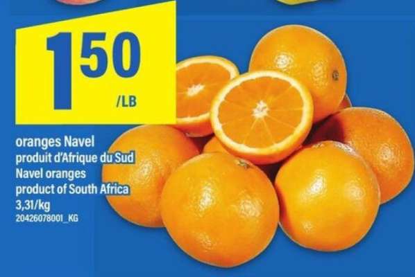 ORANGES NAVEL
