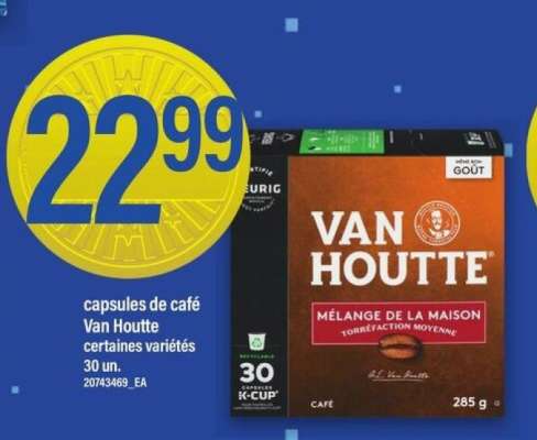 capsules de café Van Houtte