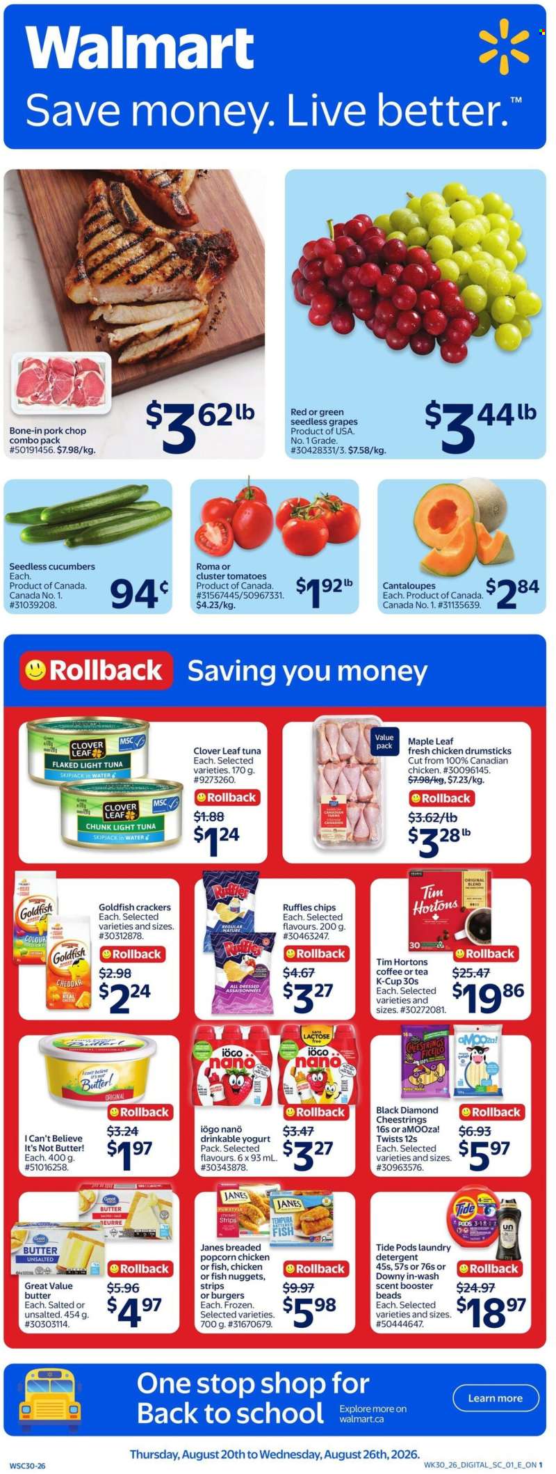 Walmart Flyer - August 20, 2026 - August 26, 2026.