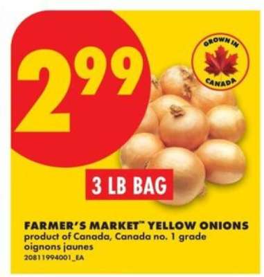 FARMER'S MARKET™ YELLOW ONIONS