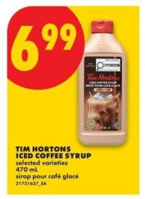 TIM HORTONS ICED COFFEE SYRUP