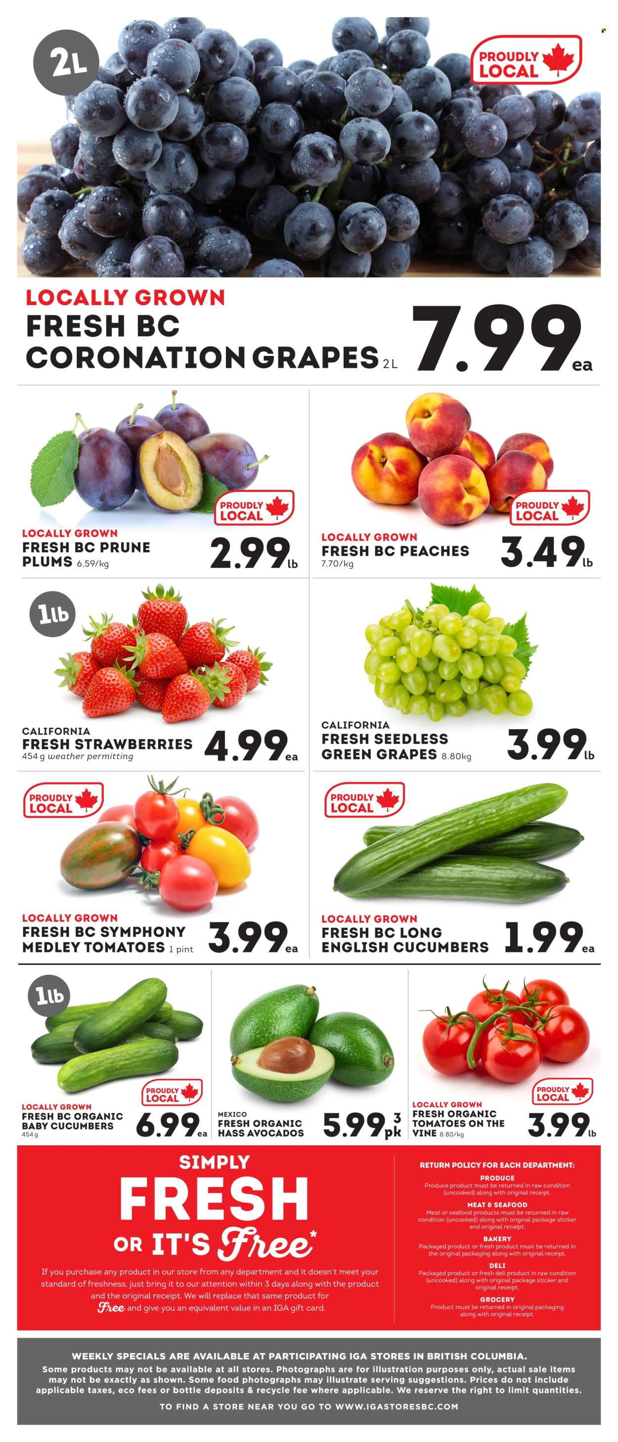 Circulaire IGA Simple Goodness - 21 Août 2026 - 27 Août 2026. Page 6