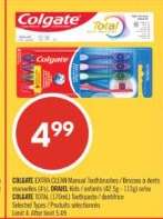 COLGATE EXTRA CLEAN Manual Toothbrushes