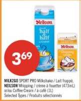 NEILSON Whipping / crème à fouetter (473mL) or/ou Coffee Cream / à café (1L)