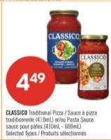 CLASSICO TRADITIONAL PIZZA