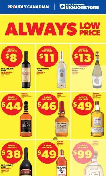 Circulaire Real Canadian Liquorstore - 24 Août 2026 - 01 Septembre 2026.