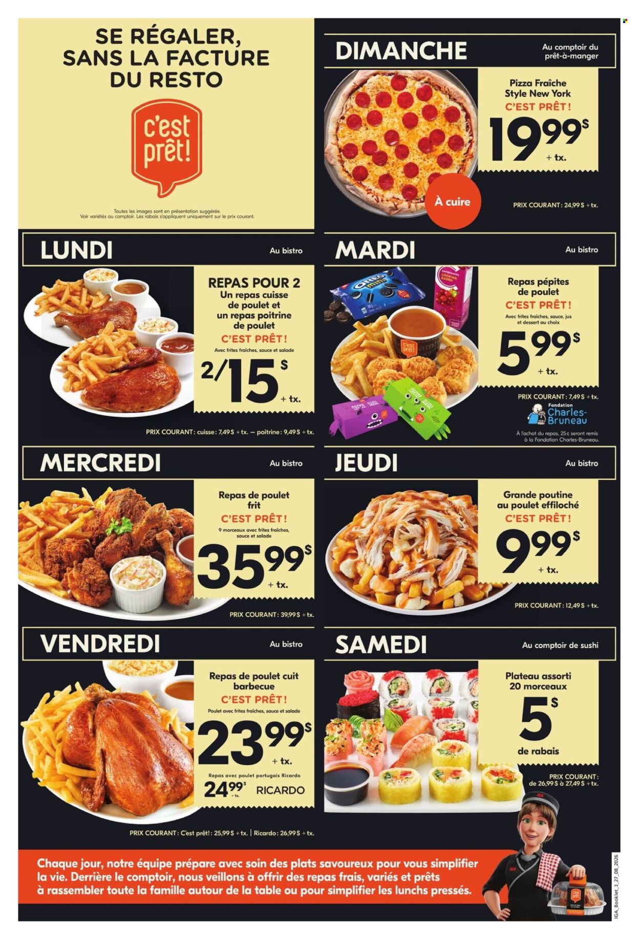 Circulaire IGA - 27 Août 2026 - 23 Septembre 2026. Page 3