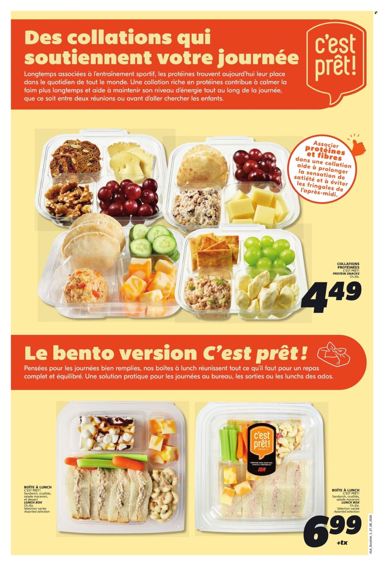 Circulaire IGA - 27 Août 2026 - 23 Septembre 2026. Page 5