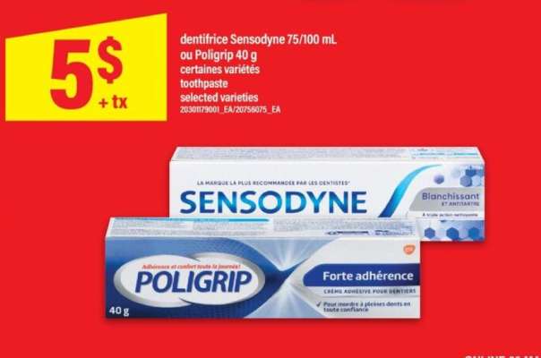Sensodyne / Poligrip