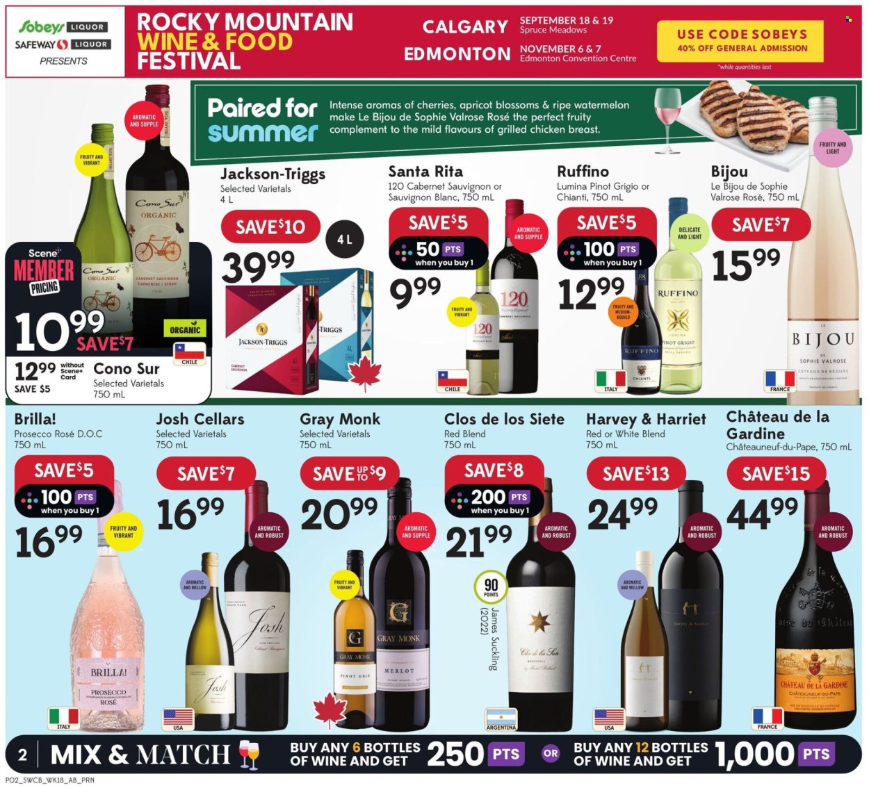 Circulaire Sobeys Liquor - 27 Août 2026 - 02 Septembre 2026. Page 2