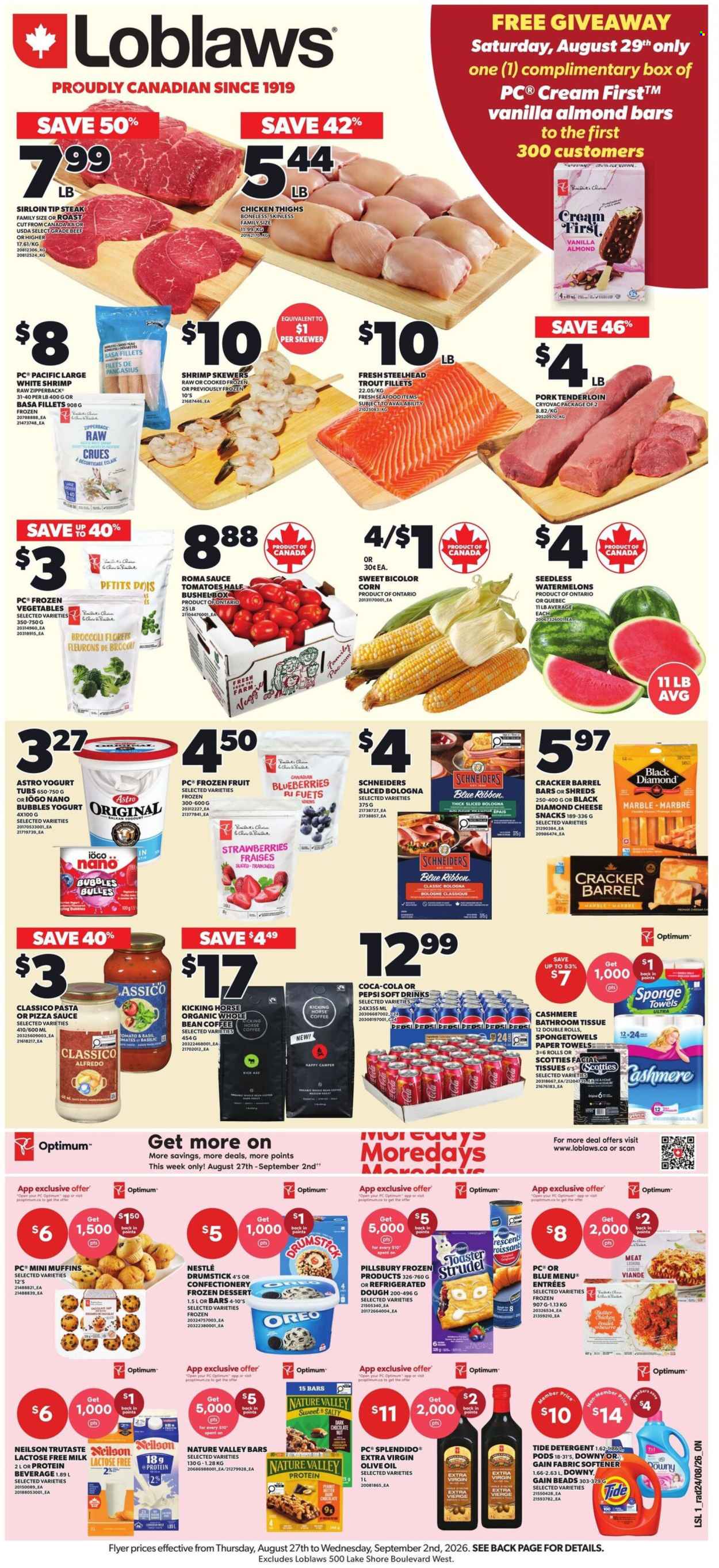 Circulaire Loblaws - 27 Août 2026 - 02 Septembre 2026. Page 1