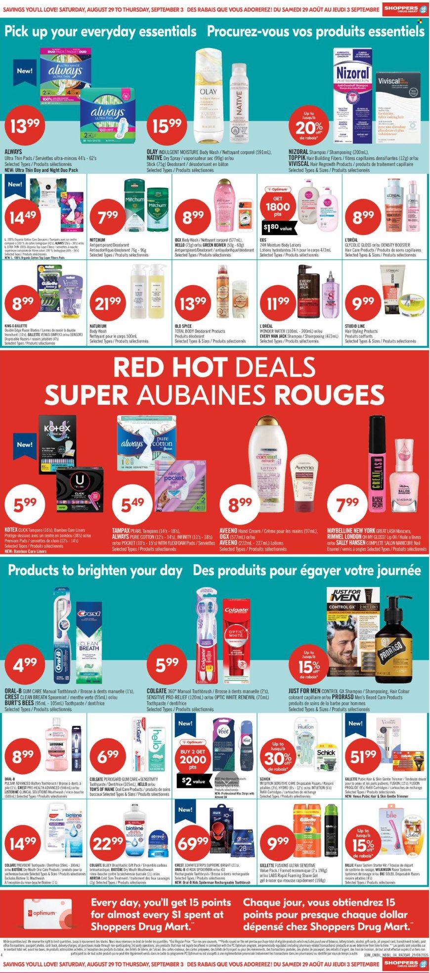 Circulaire Shoppers Drug Mart - 29 Août 2026 - 03 Septembre 2026. Page 10