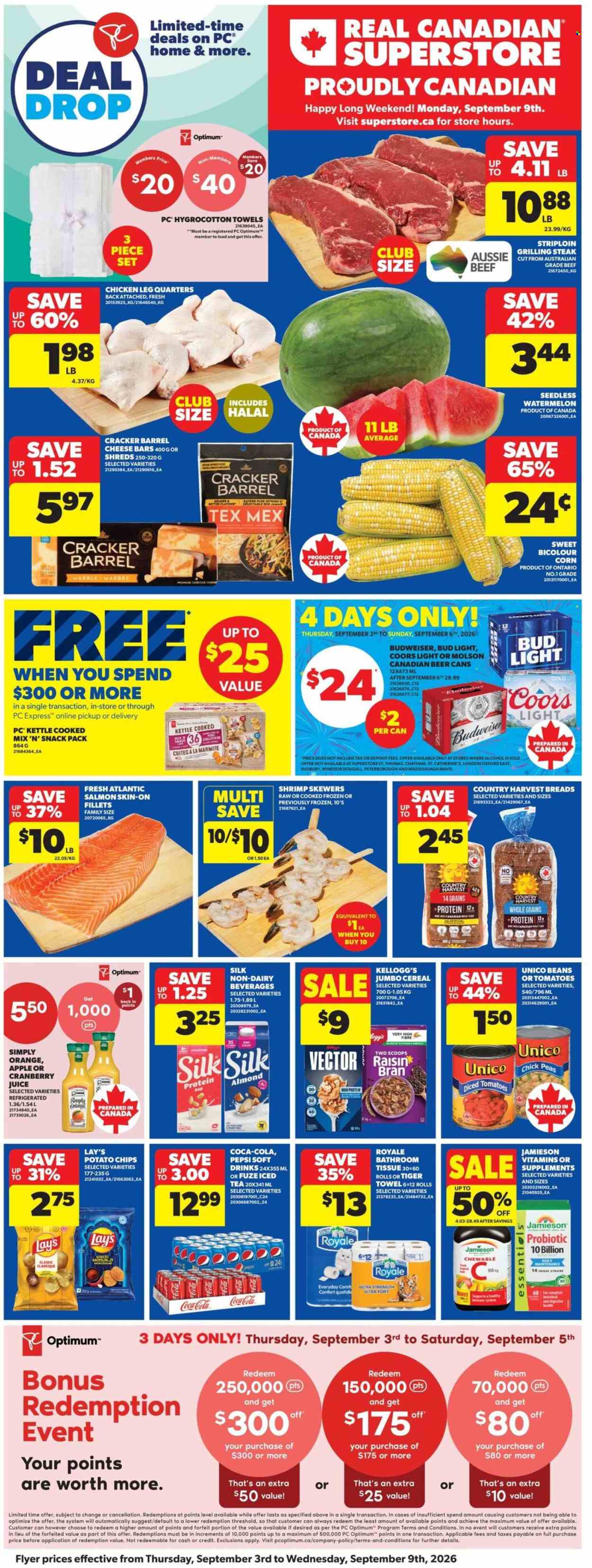 Circulaire Real Canadian Superstore - 03 Septembre 2026 - 09 Septembre 2026. Page 1
