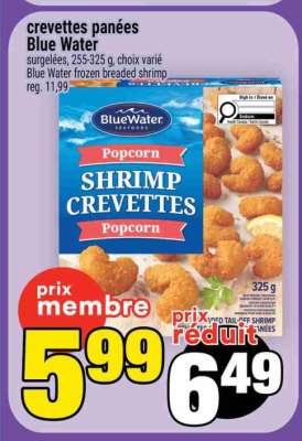 crevettes panées Blue Water