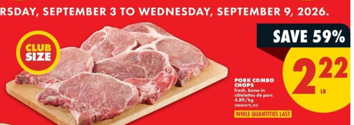 PORK COMBO CHOPS