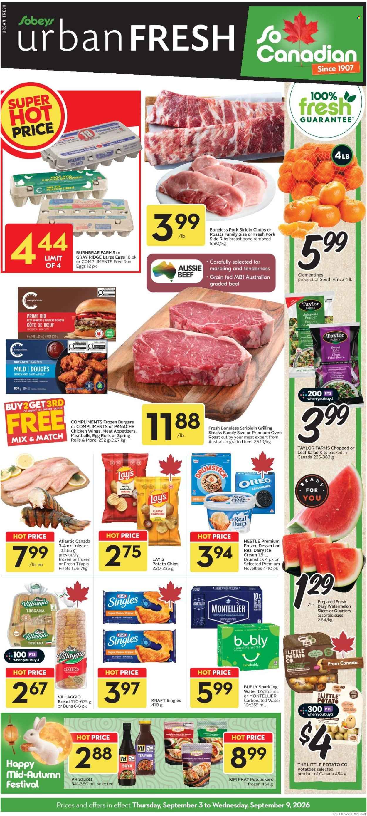 Circulaire Sobeys Urban Fresh - 03 Septembre 2026 - 09 Septembre 2026. Page 1