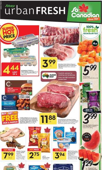 Circulaire Sobeys Urban Fresh - 03 Septembre 2026 - 09 Septembre 2026.
