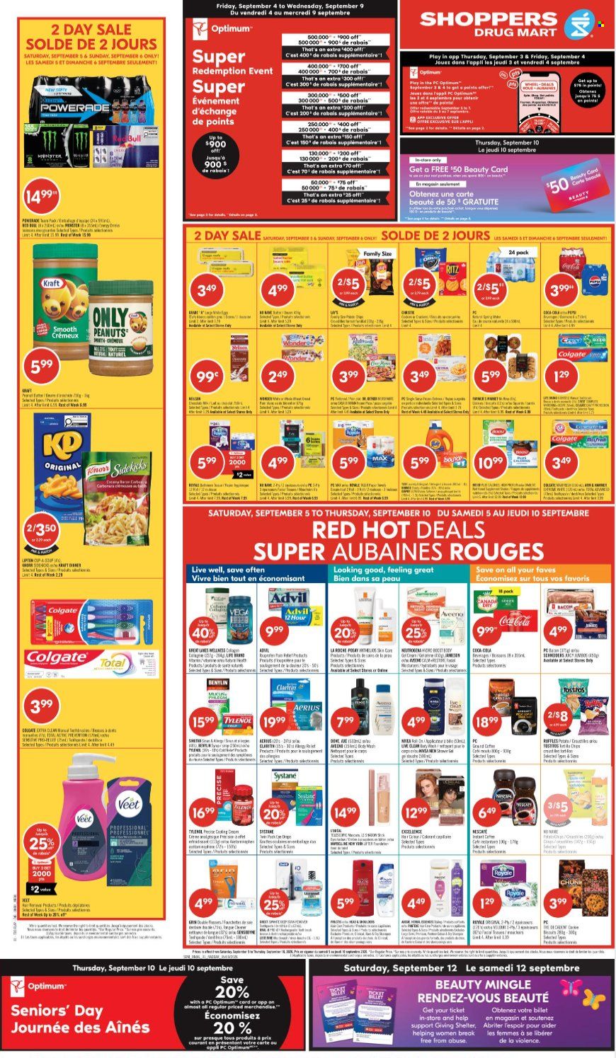 Circulaire Shoppers Drug Mart - 05 Septembre 2026 - 10 Septembre 2026. Page 1