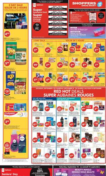 Circulaire Shoppers Drug Mart - 05 Septembre 2026 - 10 Septembre 2026.