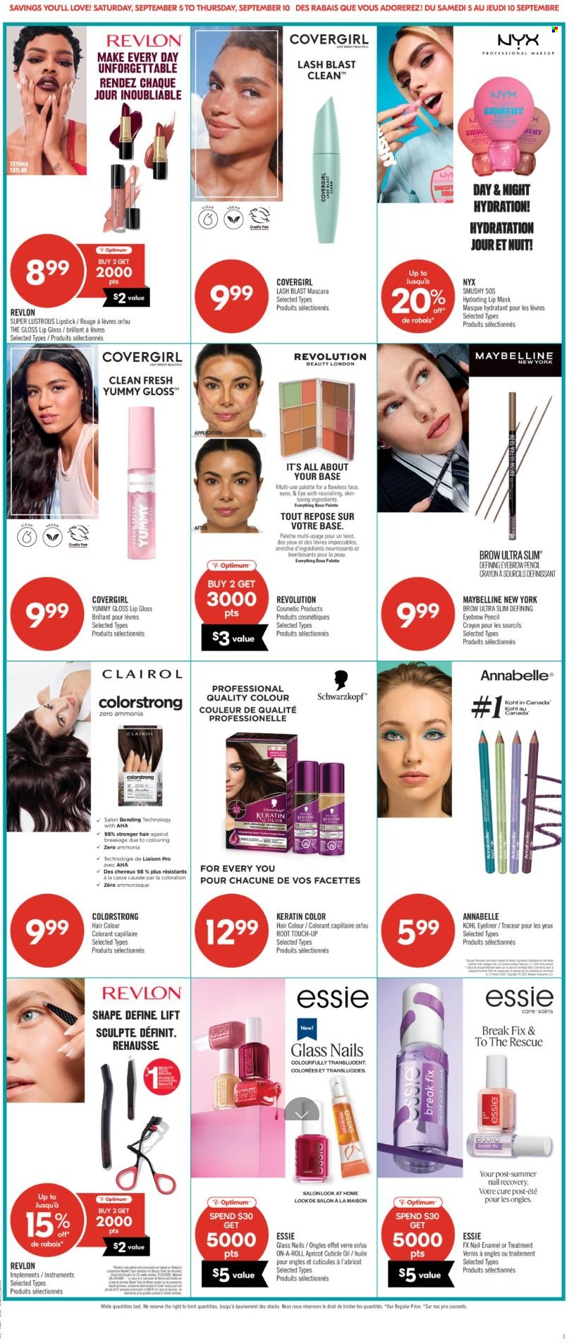 Circulaire Shoppers Drug Mart - 05 Septembre 2026 - 10 Septembre 2026. Page 12