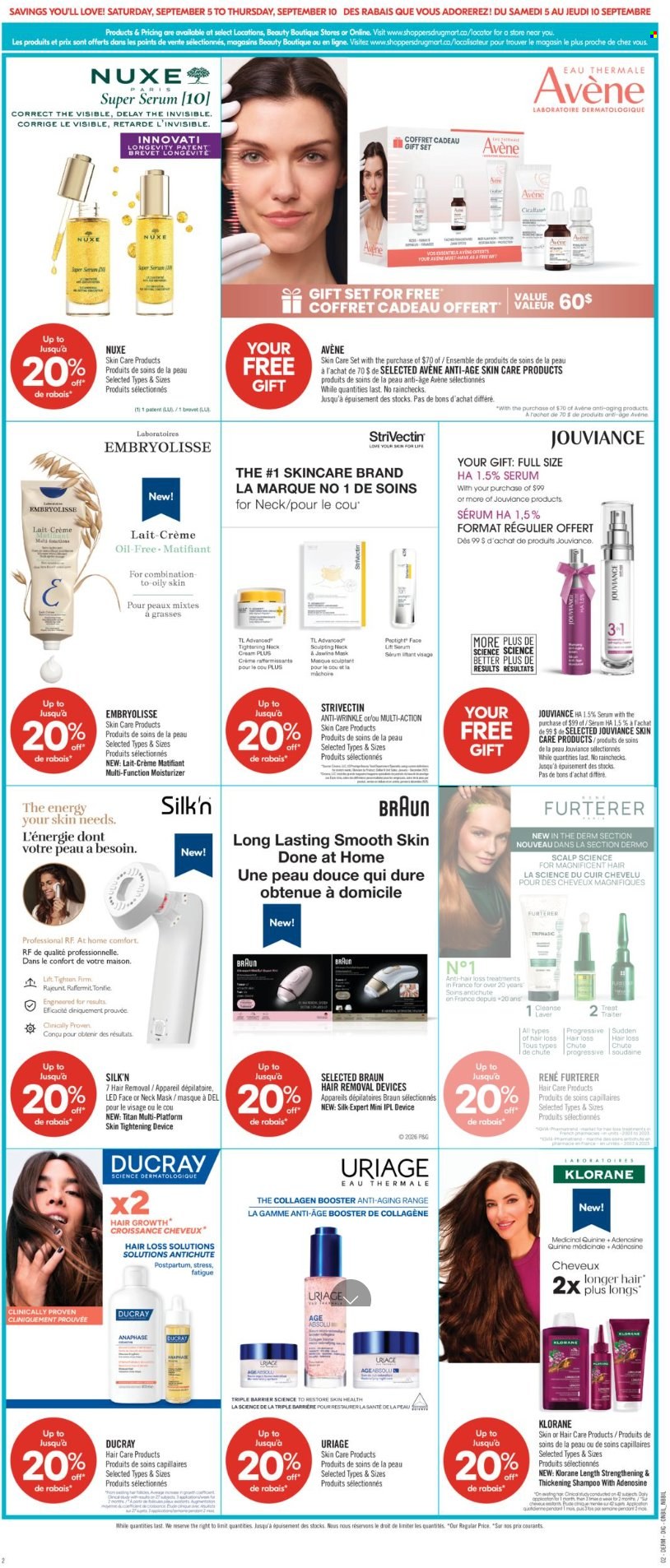 Circulaire Shoppers Drug Mart - 05 Septembre 2026 - 10 Septembre 2026. Page 15